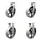 Service Caster 12'' Heavy Duty Semi Steel Cast Iron Wheel Caster Set 2 Swivel 2 Rigid, 4PK CRAN-SCC-KP92S1230-SSR-2-R-2 - alternate 1